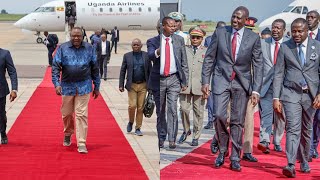 President Ruto amp Former President Uhuru meet in Congo for President Tshisekedis inauguration [upl. by Ulysses887]