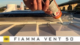 Fiamma Vent 50 Roof Hatch for RV Camper  Installation and review [upl. by Noah]