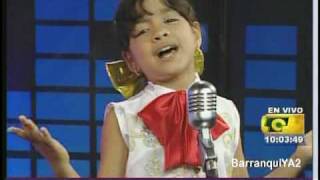 SALOME niña cantante de 8 años sorprendente quotme gustas muchoquot [upl. by Martres]