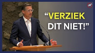 De boodschap van Eerdmans aan het kabinet Verziek dit niet  APB 2024 [upl. by Neirda536]