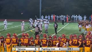 O’Dea Football  Freshman 2023  Game 9 vs Tahoma [upl. by Audri]