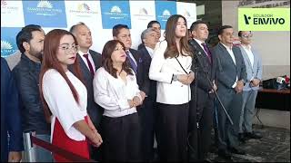 Jefa de la bancada oficialista Valentina Centeno habla sobre la Ley antilavado de activos [upl. by Kciredohr424]