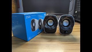 Logitech Z120  Best Budget speaker  Best laptop speaker [upl. by Itoc949]