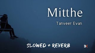 Mitthe  Tanveer Evan Slowed  Reverb  BK SLOWED MUSIC 20 [upl. by Adai]