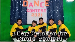 1 DAY PRACTICE FOR ONLINE DANCE COMPETITION CHALLENGE  KAYA BA  COOL KIDZ CREW FAMILY [upl. by Ardnola]