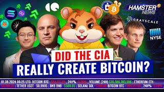 Tucker Carlsons CIA Bitcoin theory Vitaliks vision for Ethereum altcoin season ⚡️ Hamster News [upl. by Kilah869]