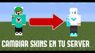 Como Cambiar la Skin Para Tu server Con SkinsRestorer  Serie De Plugins [upl. by Wainwright530]