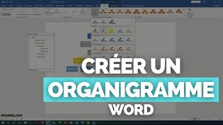 ✅ Comment Créer un ORGANIGRAMME avec WORD en 5 minutes  TUTORIEL [upl. by Akenihs]