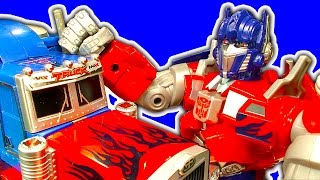 Transformers Optimus Prime Collection Pt1 Classic Robots In Disguise Toys [upl. by Nodnarb]