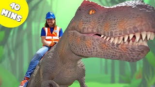 Dinosaur for kids  Adventure with Handyman Hal  Fun Videos for Kids [upl. by Ozzy]