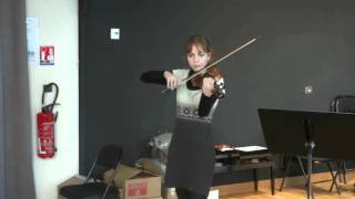 comment produire un son ou des notes avec le violon [upl. by Ymmaj]