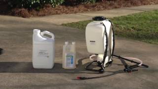 How to Properly Mix Insecticide in a Backpack Sprayer [upl. by Aldora521]