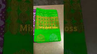 mix dyed toss youtubeshorts mekhelasador shorts handloom clothing [upl. by Nelad]