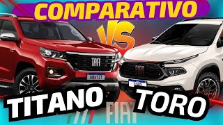 Qual MELHOR PICAPE Da FIAT em 2024 até 220 mil❓ Fiat TITANO ENDURANCE 2025 ou Fiat TORO ULTRA 2024 [upl. by Haleeuqa189]