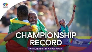 Womens Marathon  World Athletics Championships Oregon 22 [upl. by Clute431]