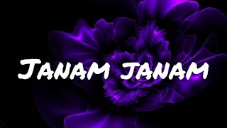 Janam Janam Janam Lyrics  DILWALE  Artist  OfficialArijitSingh [upl. by Nirot]