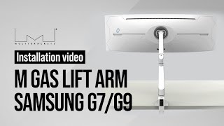 M Gas Lift Arms for Samsung Odyssey G7 amp G9 [upl. by Irret824]