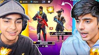 Ajjubhai amp Aditech Pranked With Funny Youtuber Gone Wrong 🤯  Garena Free Fire Max [upl. by Aisul665]