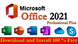 How Download And Install MS Office 2021 with Activation Key For Free  MS Word  Power Point  Excel [upl. by Alleinnad]