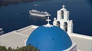 A la découverte de lîle de Santorin Grèce  Cyclades [upl. by Etnwahs908]