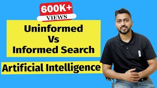 Uninformed Vs Informed Search in Artificial Intelligence with Example [upl. by Scoville991]