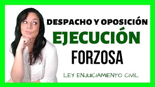 Oposiciones Justicia ✅ Tema 17 Tramitación Procesal 3️⃣👉DESPACHO Y OPOSICIÓN A LA EJECUCIÓN [upl. by Aryn]