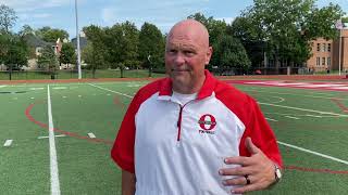 Otterbein vs Ohio Wesleyan Football PostGame Tim Doup [upl. by Nirmak]