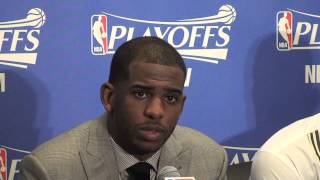 Chris Paul talks Donald Sterling after Game 5 win [upl. by Tnias]