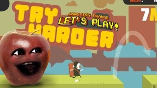 Annoying Orange  Midget Apple Plays Try Harder RAGEQUIT [upl. by Tnattirb899]