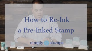 How To Reink a Preinked Stamp [upl. by Klepac]