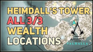 Heimdalls Tower Wealth All Chests Assassins Creed Valhalla [upl. by Hallam]