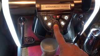 Nuova Simonelli Musica Lux Pre Infusion Activation [upl. by Radie]