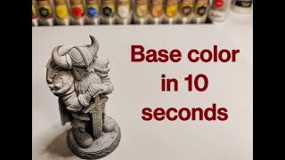 Miniature Base Color Made Easy and Fast with an Airbrush  Army Painter Air Primer [upl. by Mettah232]