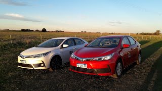 TOYOTA COROLLA SEG CVT vs XLi 8717 TEST AUTO AL DÍA [upl. by Idaline]