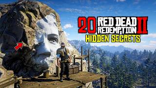 20 Hidden Secrets That Players Missed Hard Version  RDR2 [upl. by Dickinson]