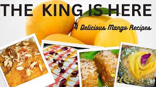 4 Delicious Mango Recipes Summer Delights  Mango Recipes by Meetaaz [upl. by Ahsetan440]