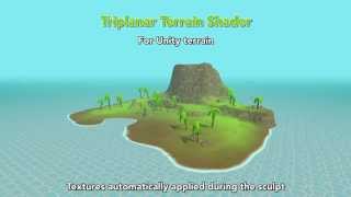 Demo Triplanar Terrain Shader [upl. by Neyud]