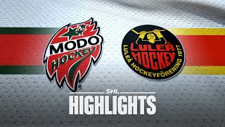 MoDo vs Luleå  12 okt 2024  Highlights [upl. by Racklin]