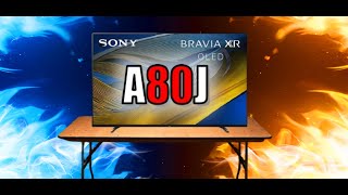 Sony BRAVIA XR55A80J OLED 4K HDR TV disadvantages 2021 2022 [upl. by Ahsinnor]