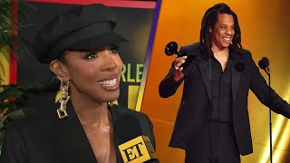 Kelly Rowland PRAISES Beyoncé After JAYZ’s GRAMMYs Speech Exclusive [upl. by Itsud587]