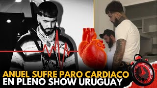 ANUEL AA SUFR3 P4RO C4RDI4CO EN PLENO CONCIERTO EN URUGUAY [upl. by Rumney]