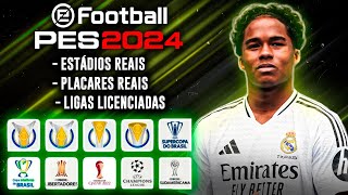 🎮 O NOVO PES 2024 GRÁTIS no XBOX 360 Atualização JULHO LIBERADO ✔️ EUROPA BRASILEIRO LIGAS e mais [upl. by Aloibaf]