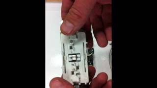 Broken Light switch How a square light switch works [upl. by Kincaid]