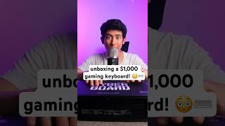 1000 keyboard unboxing 😳⌨️ asmr [upl. by Oicnoel415]