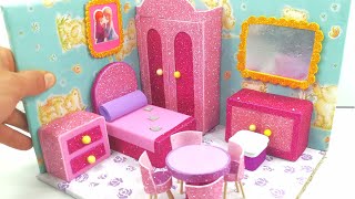 barbie house makingHow to make barbie house EasyCardboard house 1 [upl. by Aisemaj]