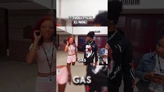 3 letter word that starts with gas 😭 publicinterview funny shorts [upl. by Rdnaskela]