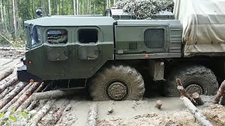 Dangerous Extreme Off Road Vehicles Driving Skills Operator Truck Stuck in Mud amp Cross The River [upl. by Noed]