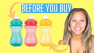 Honest Review Nuby 3 Pack No Spill Soft Spout Easy Grip Cup [upl. by Tremml]