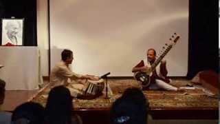 Ambassador Sujan Chinoys Homage on Sitar to Mahatma Gandhi Raghupati Raghav amp Vaishnav Jan To [upl. by Gabbert]