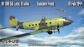 Bf 109 G6 Late 8 kills Combat Patrol over Lysyanka  Ace in a Day  IL2 WW2 Air Combat Sim [upl. by Dnalra]